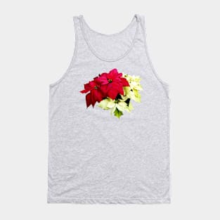 Poinsettias, Red and Yellow Tank Top